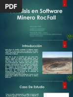 Uso de ROCFALL en Minería Cielo Abierto - R. y G.