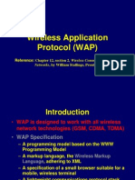 Wireless Application Protocol (WAP) : Reference: Chapter 12, Section 2, Wireless Communications and