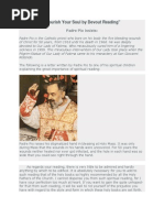 "Nourish Your Soul by Devout Reading": Padre Pio Insists