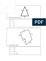 Encuentra El Perímetro de La Figura