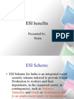 ESI Benefits