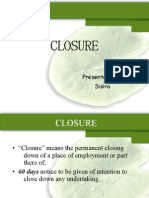 Closure: Presented By, Sisira