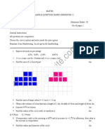 Class 5 ICSE Maths Sample Paper Term 2 Model 1