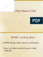 Cascading Style Sheets (CSS) : The Basics of