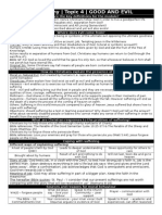 Philosophy - Topic 4 - GOOD AND EVIL: What Are The Key Definitions For The Module?