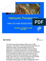 Halozyme Therapeutics, Inc. 2009 Investor Day Presentation