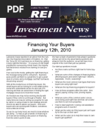 Investment News - January 2010, Mid-America Association of Real Estate Investors 