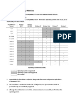 PSCAD X4 Compatibility Matrices: 1. Supported Operating Systems