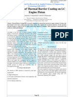 Investigation of Thermal Barrier Coating On I.C Engine Piston