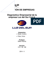 Diagnóstico Empresarial Luz Del Sur