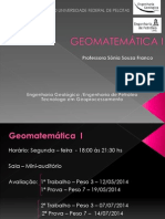 Aula 1 - Geomatemática I