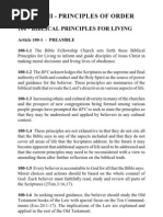 Biblical Principles For Living