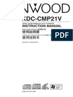 Kenwood - kdc-cmp21v Instruction Manual