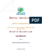 Electric Circuits Lab Manual