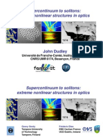 Supercontinuum To Soliton