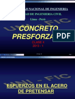 Concreto Presforzado Clase 4