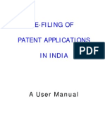 E Filing Patent in India