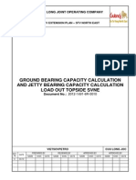 Ground Bearing Capacity Calculation and Jetty Bearing Capacity Calculation Load Out Topside Svne