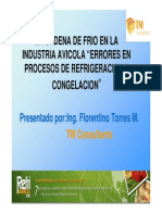 La Cadena de Frio en La Industria Avicola Errores en Procesos de Refrigeracion en La Industria Avicola Florentino Torres