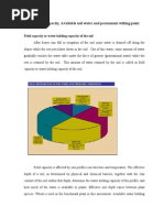 Lec03-Field Capacity, Available Soil Water and Permanent Wilting Point
