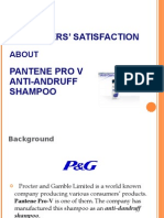 Consumers Satisfaction About Pantene Pro V Antiandruff Shampoo PDF