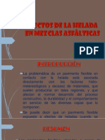 Efectos de La Helada en Mezclas Asfalticas