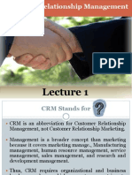 CRM Lecture 2