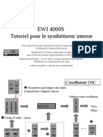 EWI Programmation Synth