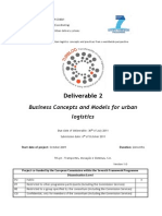 Business Concepts and Models For Urban Logistics