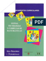 Nuevas Tecnologias y Curriculo de Matemáticas