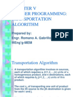 Transportation Algorithm