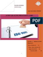 Audit Qualite Processus