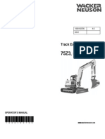 Track Excavator Manua