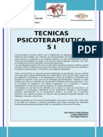 Tecnicas Psicoterapeuticas I