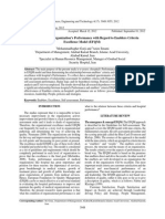 Self-Assessment of Organization's Performance With Regard To Enablers Criteria Excellence Model (EFQM)