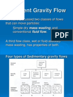 Sedimentary Gravity Flow Types