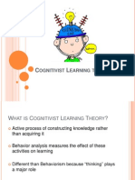 Cognitive Learning Theory