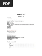 Package Ca': R Topics Documented