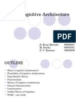 Cognitive Architecture