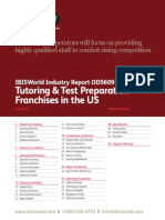 IBIS Tutoring & Test Preparation Franchises Industry Report PDF