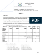 TD N2 - Comptabilité Analytique