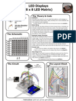 Arduino Led Display (8 X 8 Led Matrix) - Guide