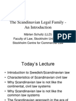 The Scandinavian Legal Family