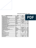 Inventario de Equipos Hotel Jardin: Descripcion Del Equipo Marca Serial Valor