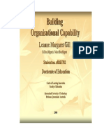 Building Organizational Capability