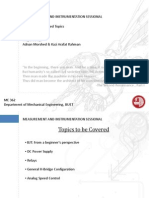 Measurement and Instrumentation Sessional Lectures On Selected Topics Class 1 Prepared By: Adnan Morshed & Kazi Arafat Rahman