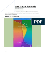 How To Bypass Iphone Passcode
