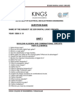 Ee 2255 Digital Logic Circuits