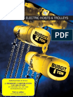 BUDGIT Electric Hoists and Trolley Brochure