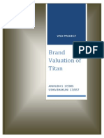 Brand Valuation of Titan